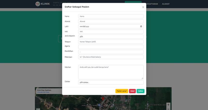 Download Source Code Aplikasi Klinik Lavarel 8